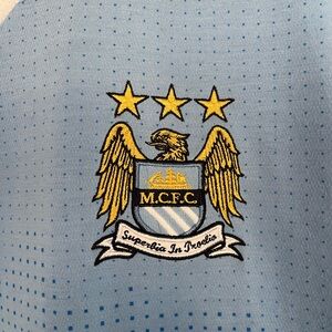 Umbro Blue Moon Manchester City Jersey with White Trim
